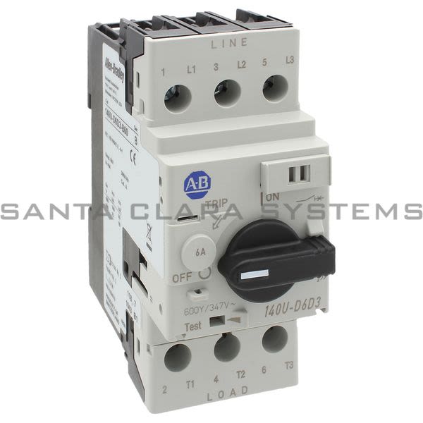 Allen Bradley 140U-D6D3-B60 Circuit Breaker Product Image