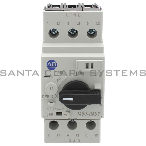 Allen Bradley 140U-D6D3-B60 Circuit Breaker Product Image
