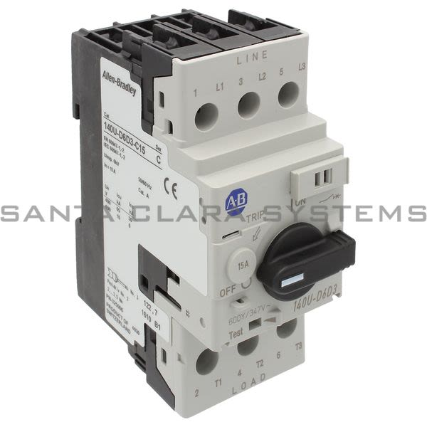 Allen Bradley 140U-D6D3-C15 Circuit Breaker Product Image