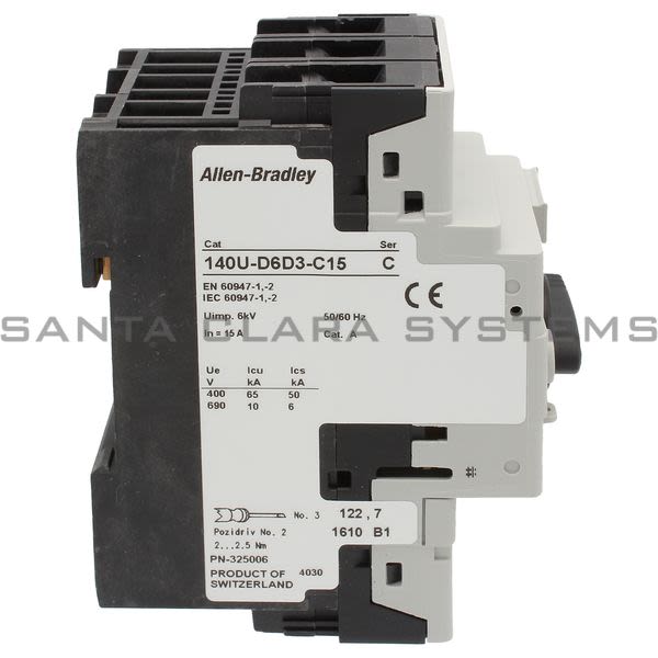 Allen Bradley 140U-D6D3-C15 Circuit Breaker Product Image