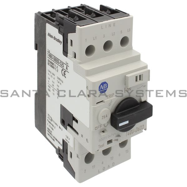 Allen Bradley 140U-D6D3-C25 Circuit Breaker Product Image