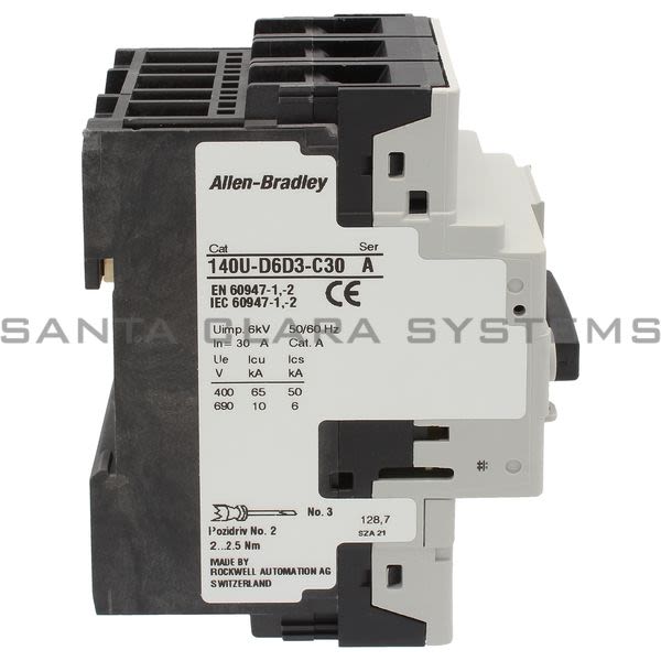 Allen Bradley 140U-D6D3-C30 Motor Starter Product Image