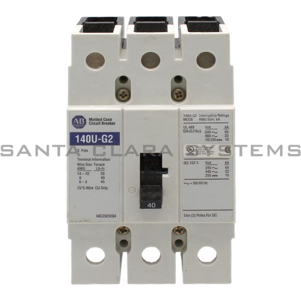 Allen Bradley 140U-G2C3-C40 Circuit Breaker Product Image