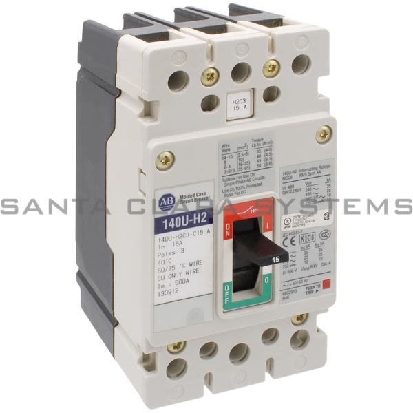 Allen Bradley 140U-H2C3-C15 Circuit Breaker Product Image