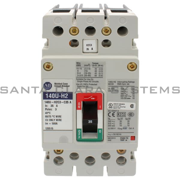 Allen Bradley 140U-H2C3-C35 Circuit Breaker Product Image