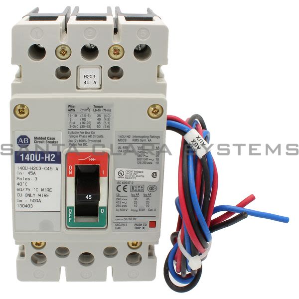 Allen Bradley 140U-H2C3-C45-A Circuit Breaker Product Image