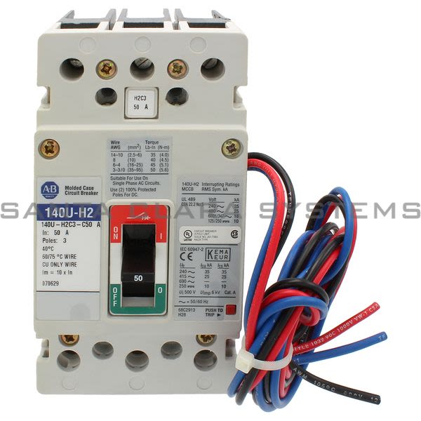 Allen Bradley 140U-H2C3-C50-A Circuit Breaker Product Image