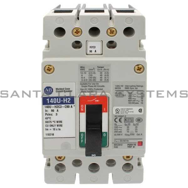 Allen Bradley 140U-H2C3-C90 Circuit Breaker Product Image