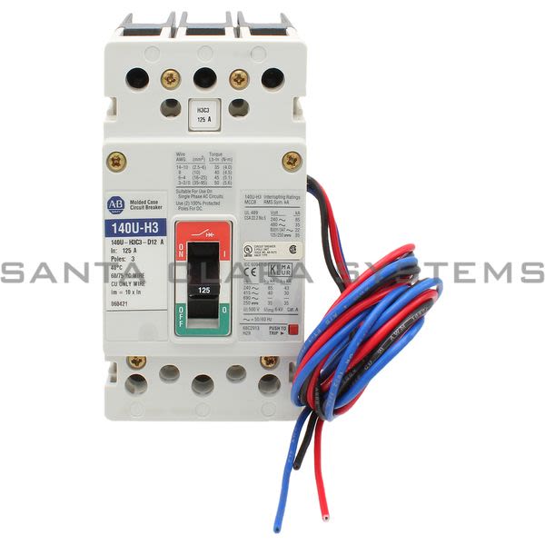 Allen Bradley 140U-H3C3-D12-A Circuit Breaker Product Image