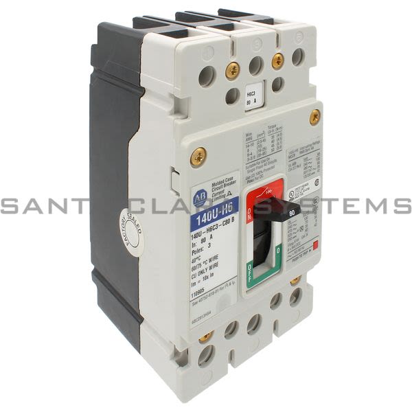 Allen Bradley 140U-H6C3-C80 Circuit Breaker Product Image