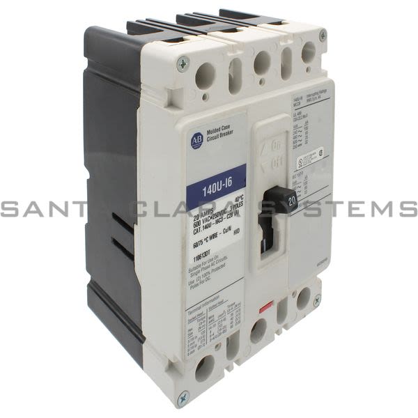 Allen Bradley 140U-I6C3-C20 Circuit Breaker Product Image