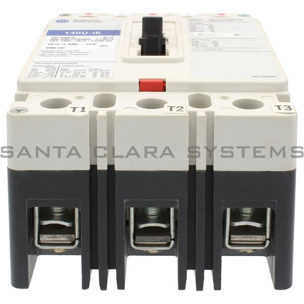 Allen Bradley 140U-I6C3-C20M Circuit Breaker Product Image