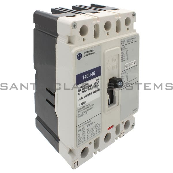 Allen Bradley 140U-I6C3-D10-M Circuit Breaker Product Image