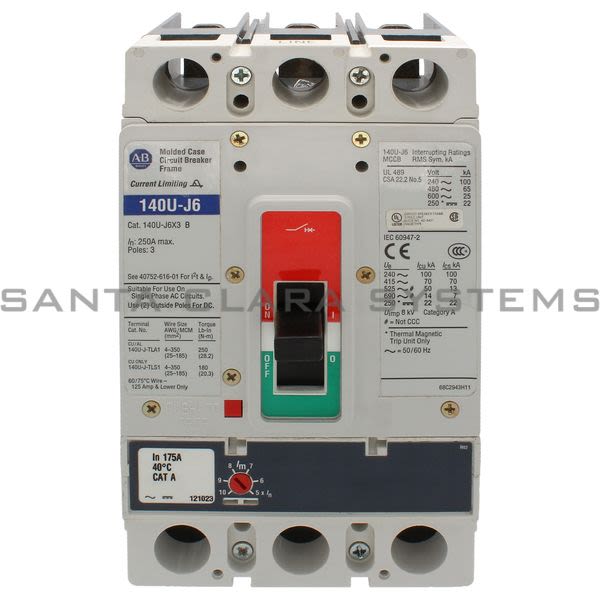 Allen Bradley 140U-J6D3-D17 Circuit Breaker Product Image