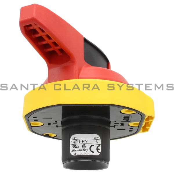 Allen Bradley 140U-PY Red/Yellow Padlockable Handle Product Image