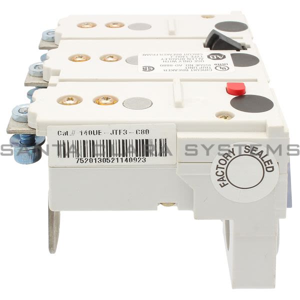 Allen Bradley 140UE-JTF3-C80 Circuit Breaker Trip Unit Product Image