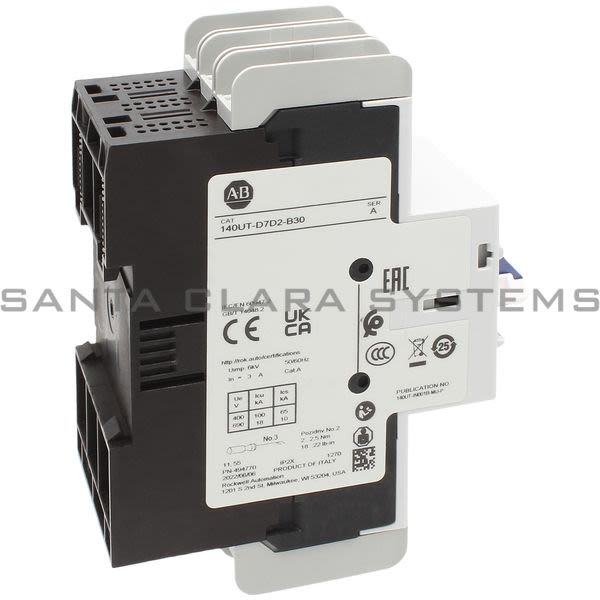 Allen Bradley 140UT-D7D2-B30 Circuit Breaker Product Image