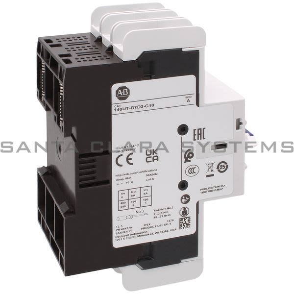 Allen Bradley 140UT-D7D2-C10 Circuit Breaker Product Image
