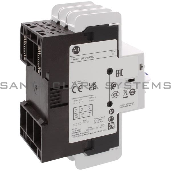 Allen Bradley 140UT-D7D3-B30 Circuit Breaker Product Image