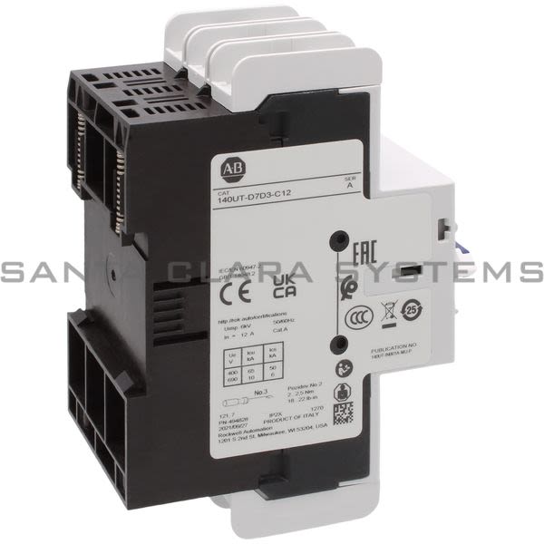 Allen Bradley 140UT-D7D3-C12 Circuit Breaker Product Image