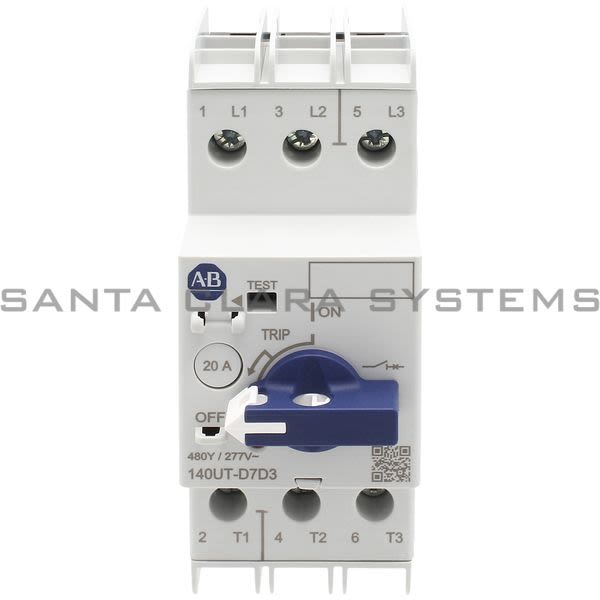 Allen Bradley 140UT-D7D3-C20 Circuit Breaker Product Image