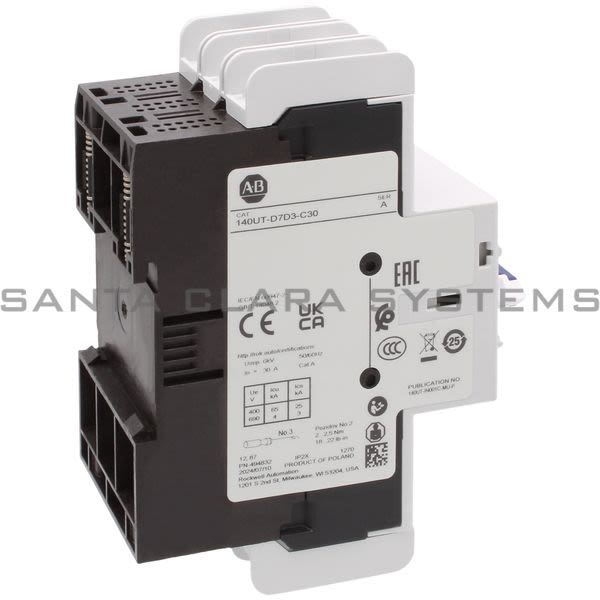 Allen Bradley 140UT-D7D3-C30 Circuit Breaker Product Image