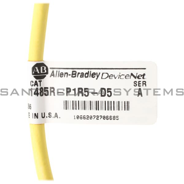 Allen Bradley 1485R-P1R5-D5 Patchcord DC 5 Pin Micro Male to Female Product Image