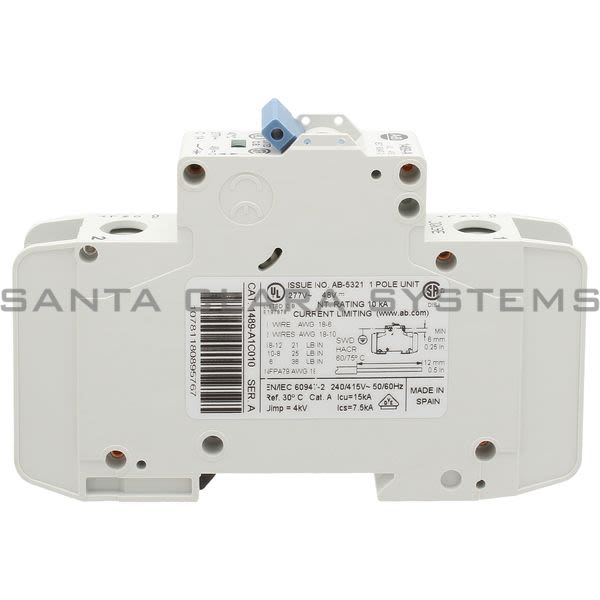 Allen Bradley 1489-A1C010 Circuit Breaker Product Image