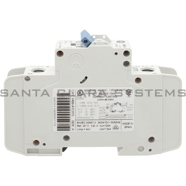 Allen Bradley 1489-A1C015 Circuit Breaker Product Image