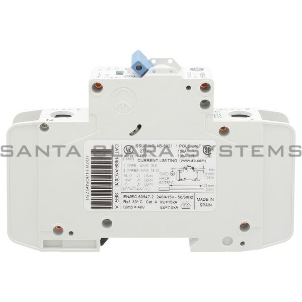Allen Bradley 1489-A1C020 Circuit Breaker Product Image