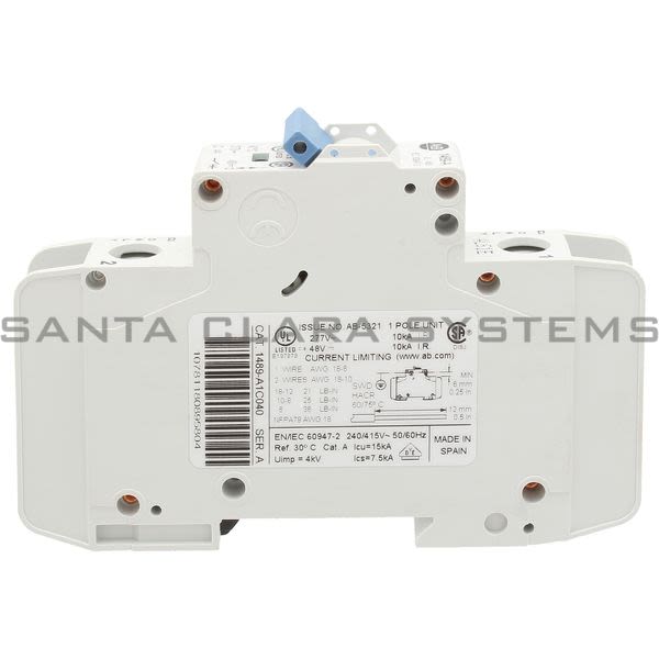 Allen Bradley 1489-A1C040 Miniature Circuit Breaker Product Image