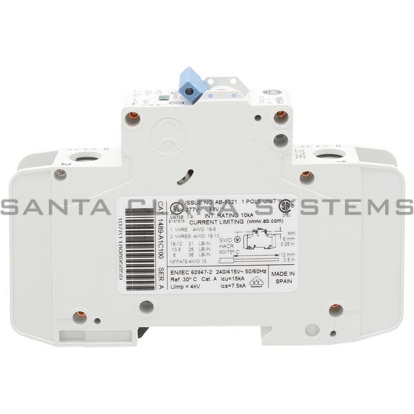 Allen Bradley 1489-A1C100 Circuit Breaker Product Image