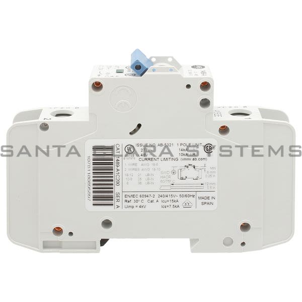 Allen Bradley 1489-A1C200 Circuit Breaker Product Image