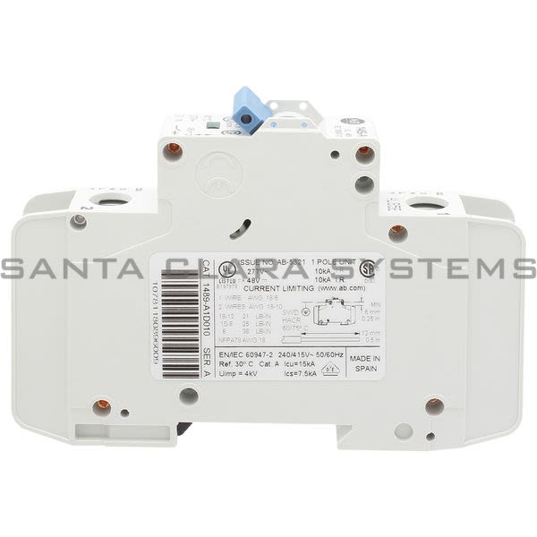 Allen Bradley 1489-A1D010 Circuit Breaker Product Image
