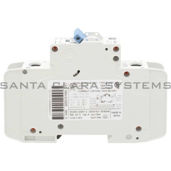 Allen Bradley 1489-A1D020 Circuit Breaker Product Image