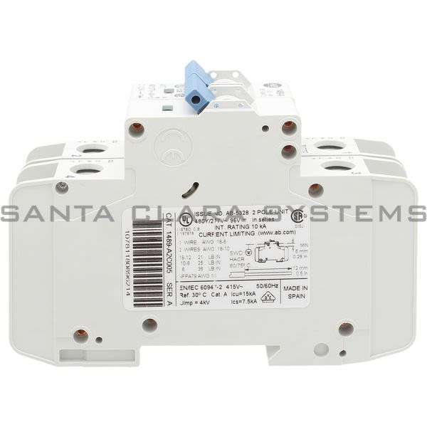 Allen Bradley 1489-A2C005 Circuit Breaker | UL489 BIEC60947-2 Product Image