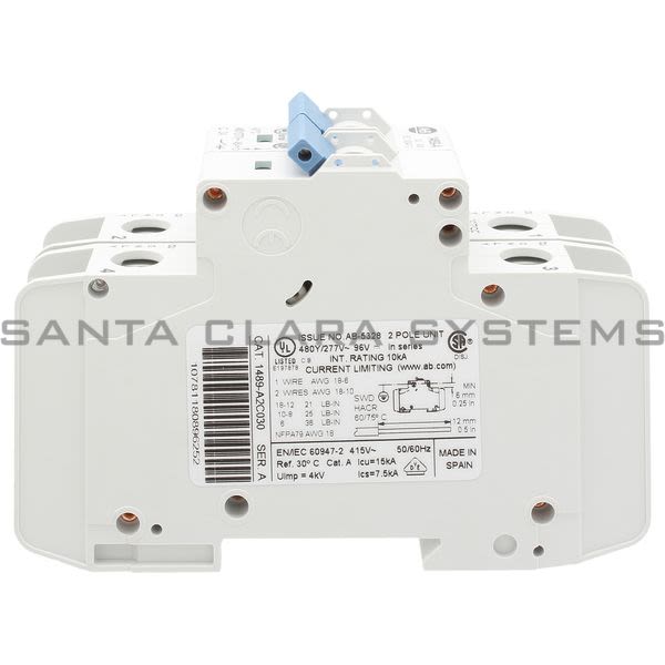 Allen Bradley 1489-A2C030 Circuit Breaker Product Image