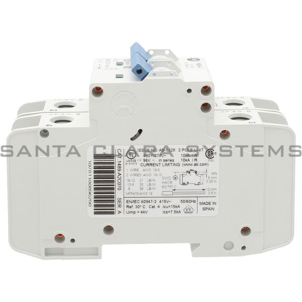 Allen Bradley 1489-A2C070 Circuit Breaker Product Image