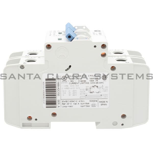 Allen Bradley 1489-A2C150 Circuit Breaker Product Image