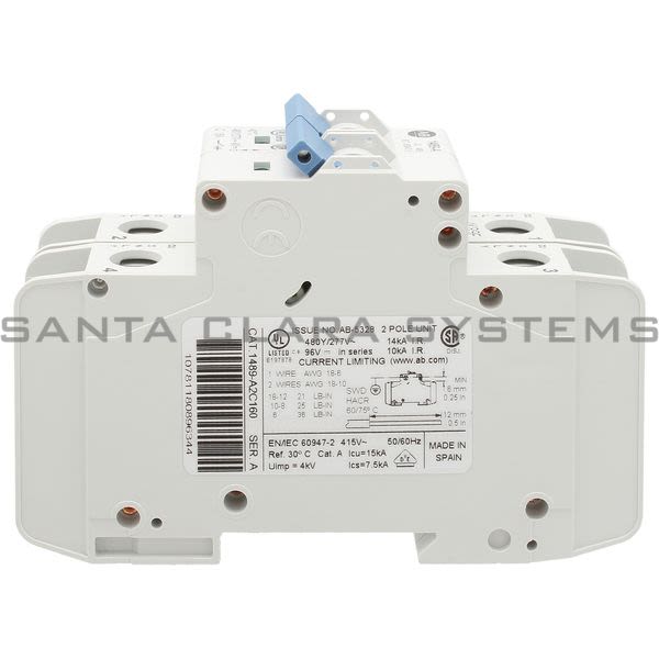 Allen Bradley 1489-A2C160 Circuit Breaker Product Image