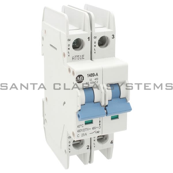 Allen Bradley 1489-A2C250 Ind Cir Brk 2Pole 240 VAC Product Image