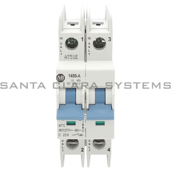 Allen Bradley 1489-A2C250 Ind Cir Brk 2Pole 240 VAC Product Image