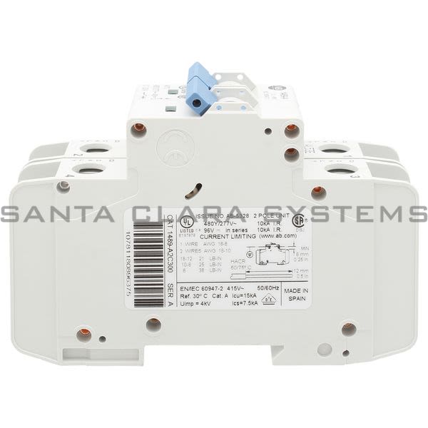 Allen Bradley 1489-A2C300 Circuit Breaker Product Image
