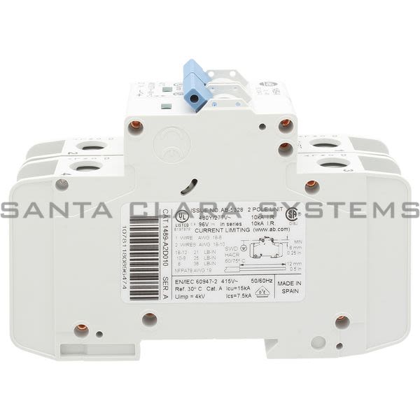 Allen Bradley 1489-A2D010 Circuit Breaker Product Image