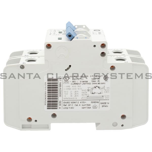 Allen Bradley 1489-A2D030 Circuit Breaker Product Image