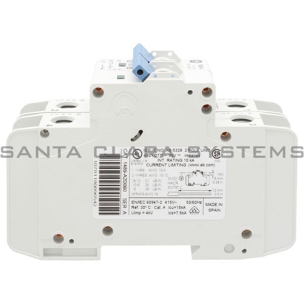 Allen Bradley 1489-A2D060 Circuit Breaker Product Image
