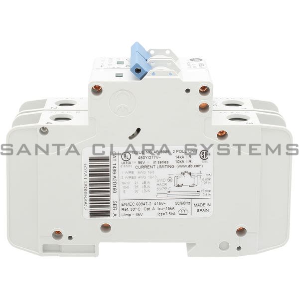 Allen Bradley 1489-A2D160 Circuit Breaker Product Image