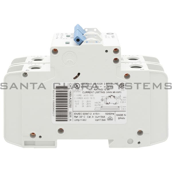 Allen Bradley 1489-A2D250 Circuit Breaker Product Image