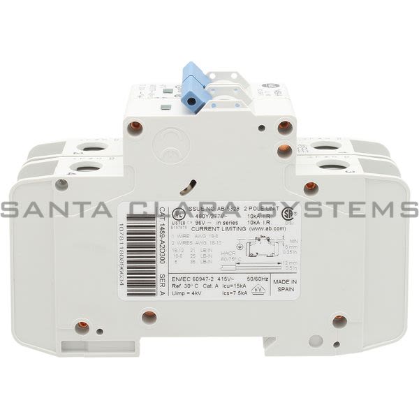 Allen Bradley 1489-A2D300 Circuit Breaker Product Image