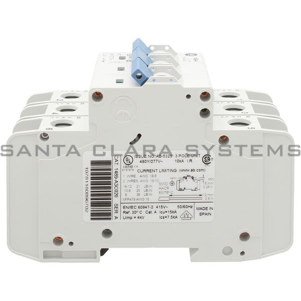 Allen Bradley 1489-A3C020 Circuit Breaker Product Image